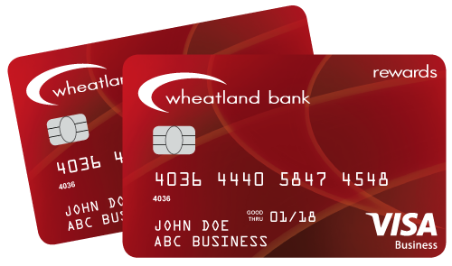 Wheatland visa debit and credit cards